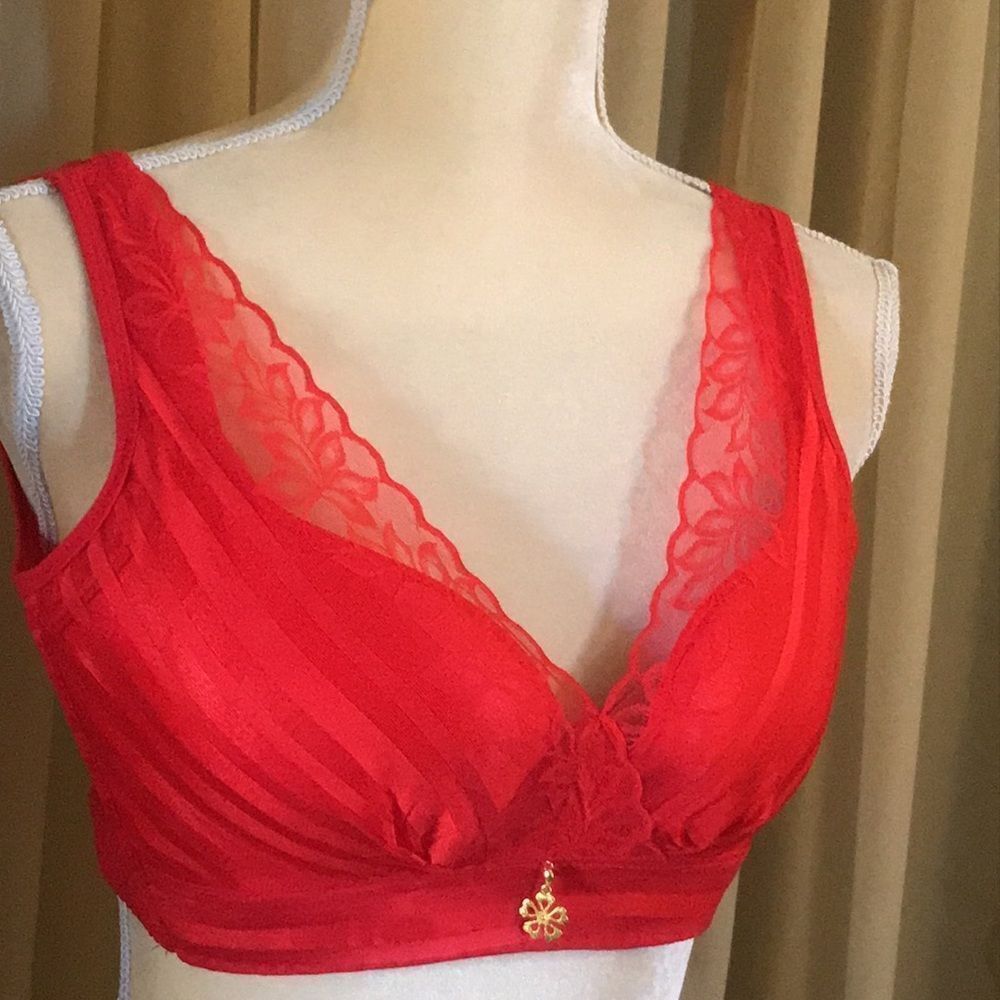 10/$50 Lower Breast Breast Red Size 38/ 85C